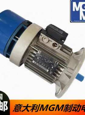 意大利MGM刹车电机 BA系列电磁刹车电机B3安装方式BA100LA4 2.2KW