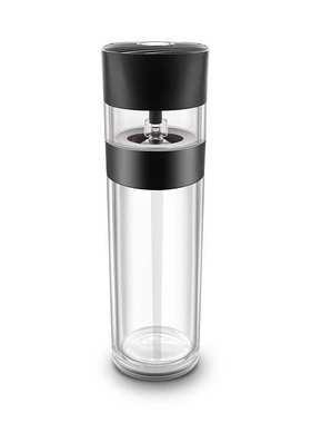 贝洛可-玻璃杯 BK024 高硼硅双层玻璃 隔热加厚 茶水分离冷饮