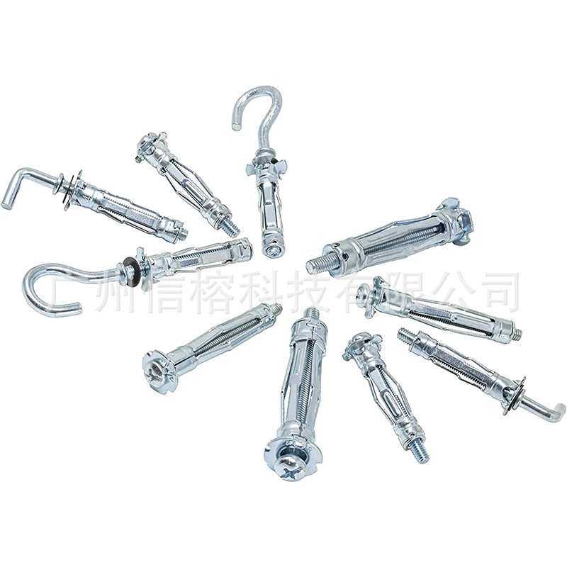 空心墙膨胀螺丝飞机盒装 62pcs空心幕墙膨胀螺丝膨胀管+虎钳套件,3C数码配件,USB灯,淘宝优惠券,粉丝福利购,淘宝优惠卷