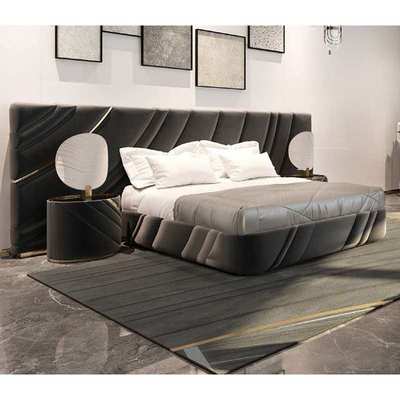 意式轻奢主卧港式别墅双人宽屏大床 Visionnaire网红大户型婚床