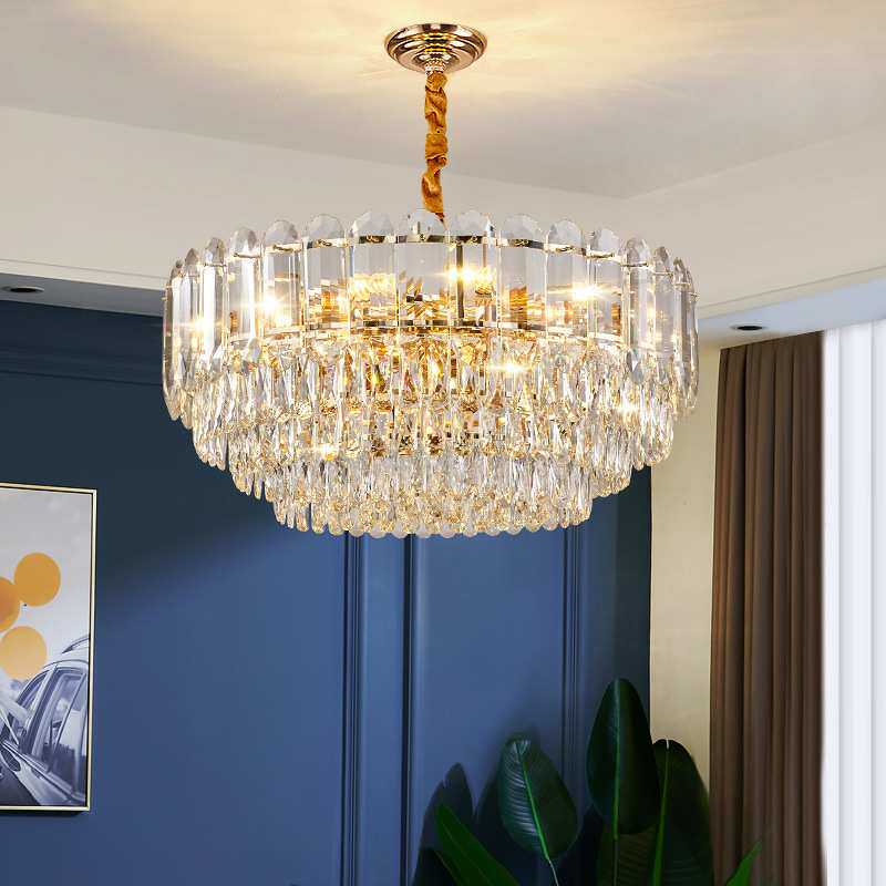 轻奢吊灯水晶后现代客厅灯简约大气餐厅卧室灯2025年新款灯具灯饰