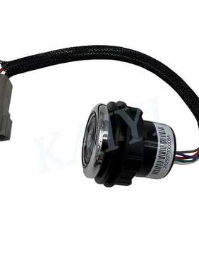 挖机配件三一SY55/60/65/75/95/215/365一键启动开关/5线