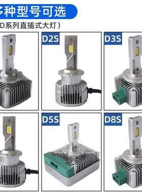 直插式LED大灯D系列D1S D2S D3S D4S D5S D8S透镜专用汽车LED大灯