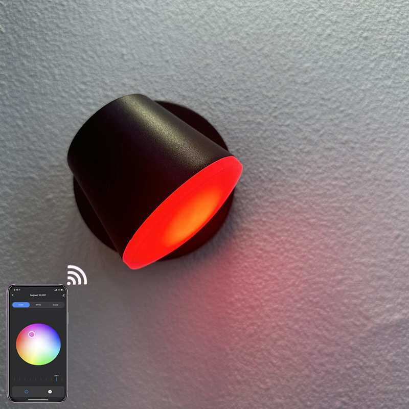 Tuya户外壁灯室内led过道楼梯现代简约创意RGB智能可调角度