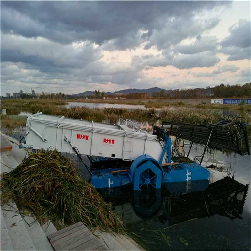 水面水草收割船 大型全自动割草船 水面保洁船 水葫芦收割船