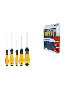 德国威汉Wiha27252防静电SoftFinish®一字/十字螺丝起子5件套