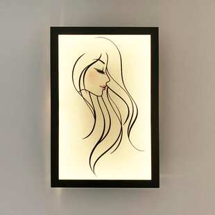 2025新款led书画型现代简约室内书房卧室走廊过道装饰类简约壁灯