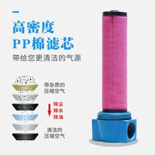 CTA空压机精密过滤器 压缩空气油水分离器自动排水除油除水干燥器