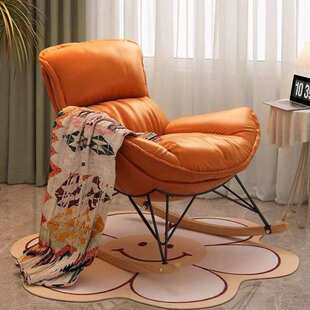 摇椅躺椅阳台家用休闲懒人沙发摇摇椅大人网红客厅轻奢单人龙虾椅