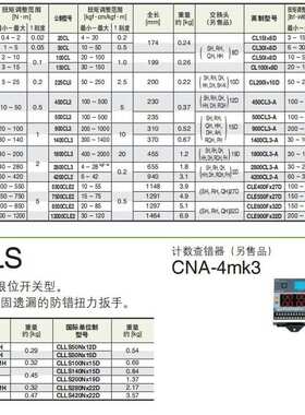 东日 TOHNICHI  可换头 扭力扳手450CL3 500CL3 900CL3 1400CL3