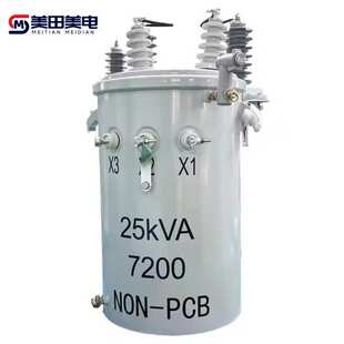 IEEE ANSI标准单相圆筒15/ 25/ 50/75/167kva圆柱变压器