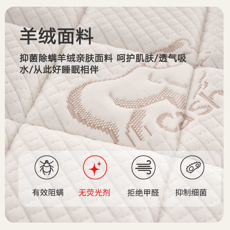 蓝思智造可折叠乳胶棕榈学生宿舍床垫三折沙发垫儿童地铺天然椰棕