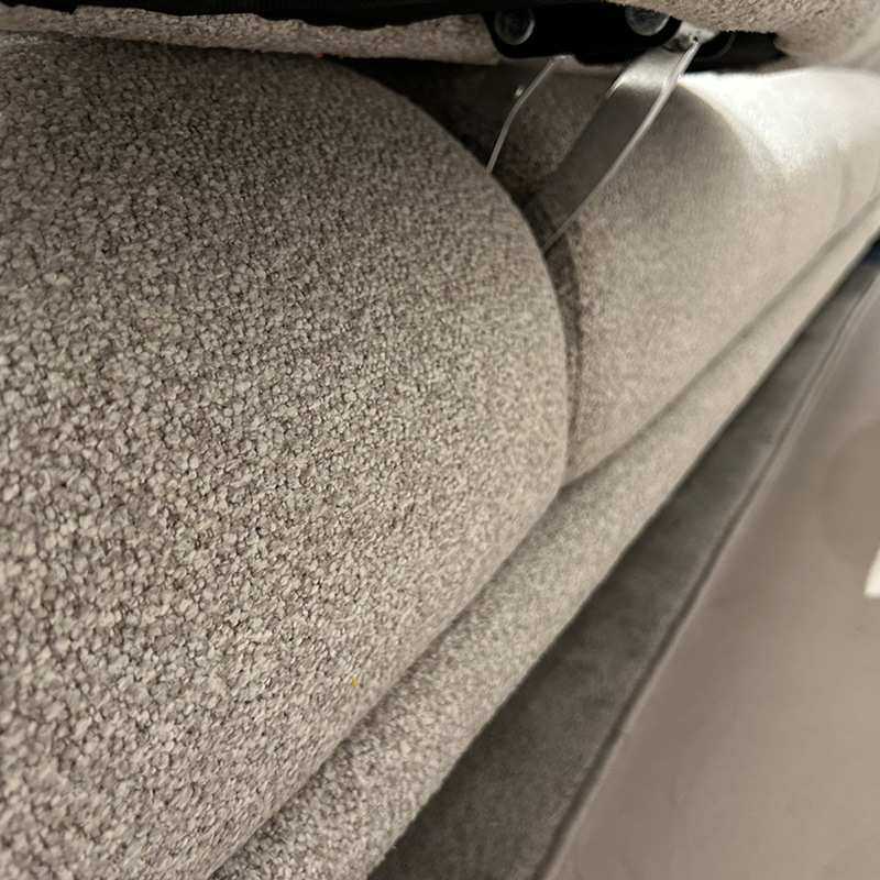 强回弹功能沙发松木架慢回弹支撑海绵轻奢灰色可调节靠背客厅沙发