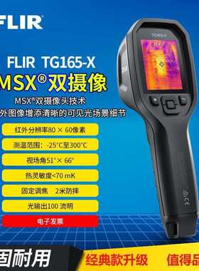 菲力尔红外线热成像仪TG267汽车故障维修巡检冷凝温度地暖检漏仪