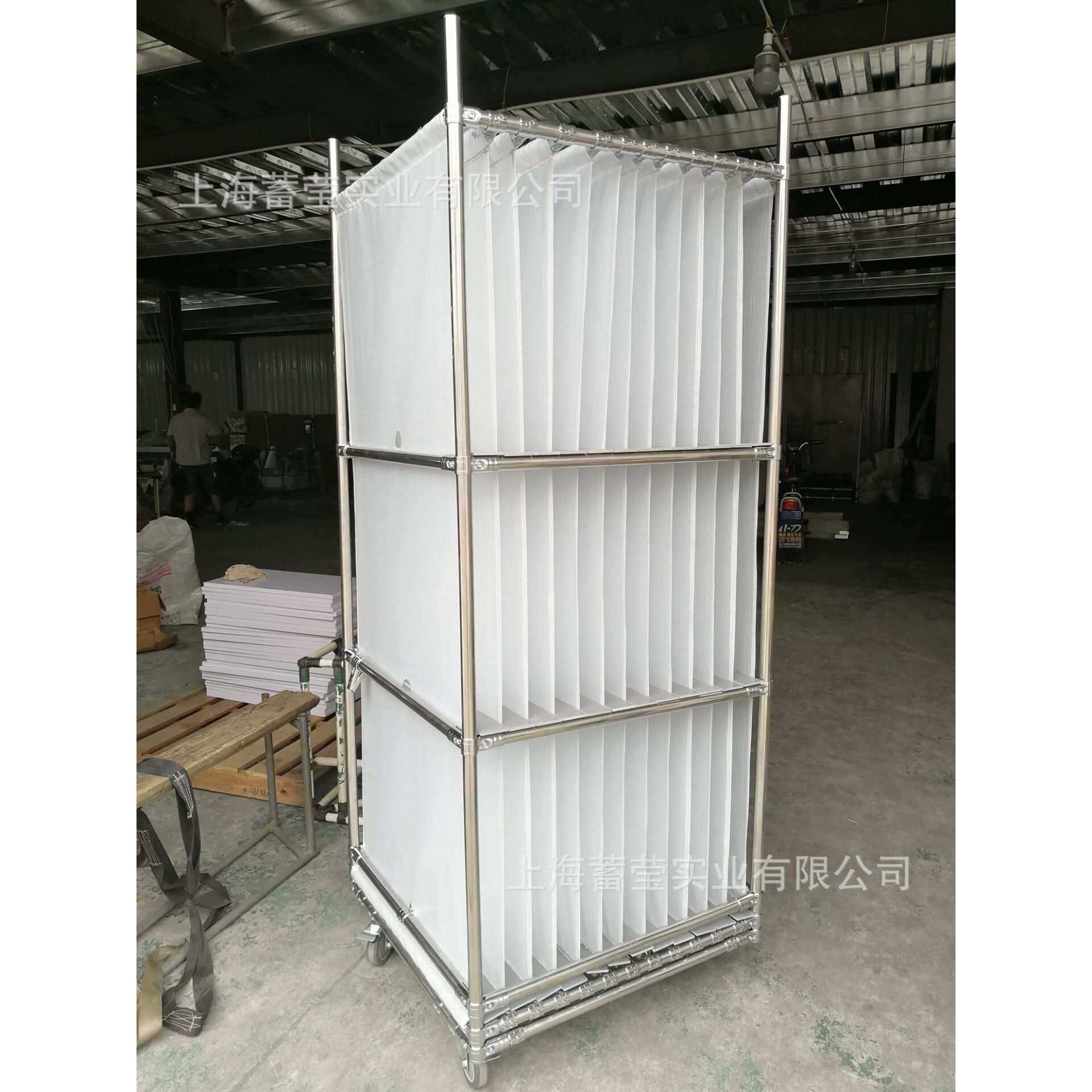 厂家供应第二代不锈钢精益管线棒PVC板网格布工具推车,3C数码配件,USB灯,淘宝优惠券,粉丝福利购,淘宝优惠卷