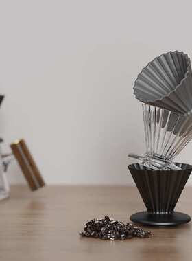 家用手冲咖啡滤杯浸泡式咖啡过滤器 滴漏式萃取杯大号V滤杯