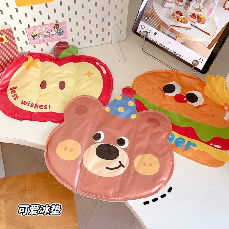 卡通夏季冰垫学生冰凉降温散热垫汽车坐垫免注Q水沙发宠物冰垫凉