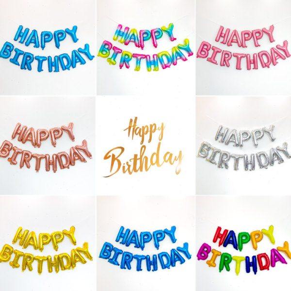 生日快乐happybirthday铝膜字母气球装饰彩英文儿童周岁场景布置,节庆用品/礼品,装扮布置套餐,淘宝优惠券,粉丝福利购,淘宝优惠卷