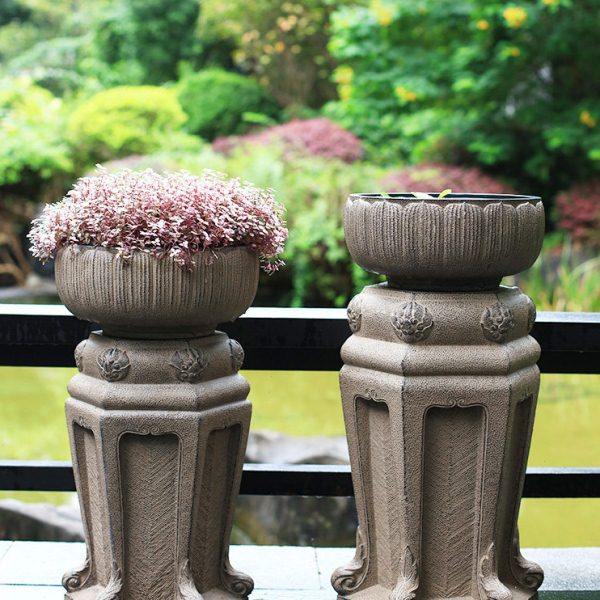 汉韵堂阳台花园庭院花架摆件户外园林布置中式装饰石墩造景室内大,家居饰品,户外/庭院摆件,淘宝优惠券,粉丝福利购,淘宝优惠卷