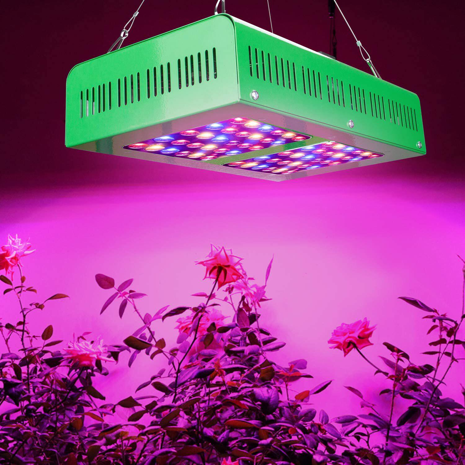 跨境优选双芯片全光普自带UV杀菌功能大功率LED植物生长灯照明灯