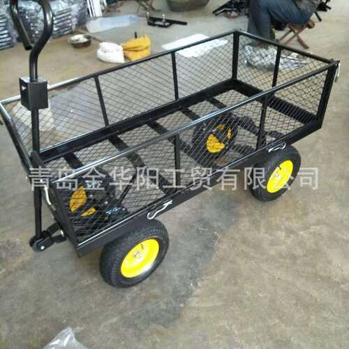 金属网兜工具车花园车TC1840 网车货仓车 500-6 充气轮