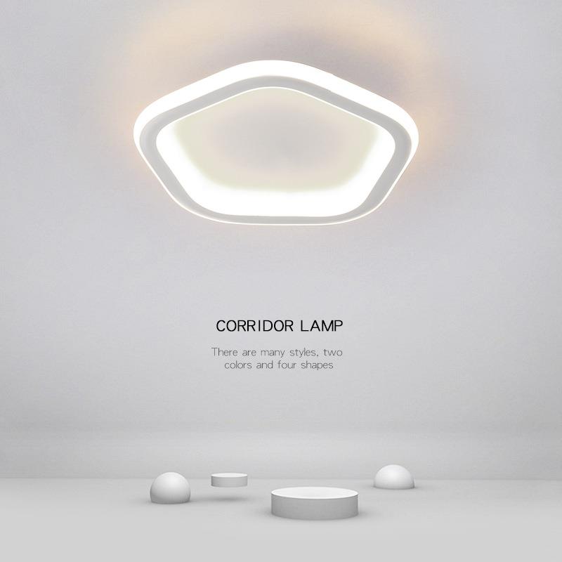 玄关灯北欧风格过道灯简约现代入户灯LED走廊阳台小尺寸吸顶灯