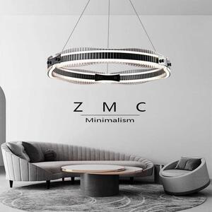 ZMC意式极简 新款客厅大厅吊灯卧室主灯现代简约高端圆环中山灯具