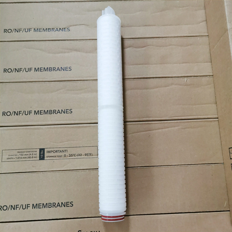 微孔PP折叠滤芯接口222/226聚丙烯纤维前置过滤器20寸净水滤芯