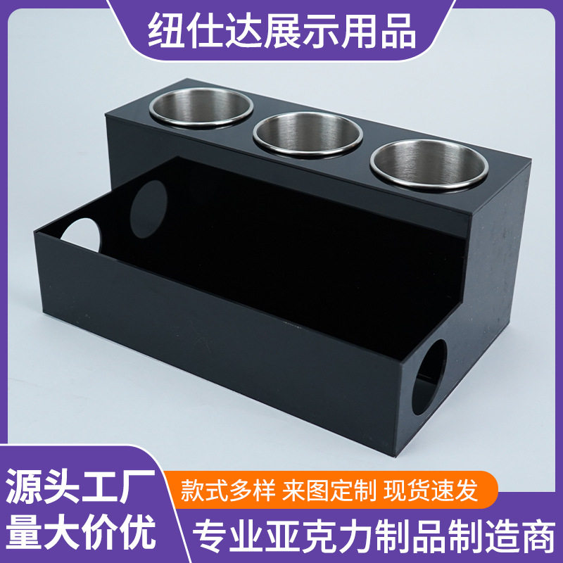 现货亚克力收纳盒洗漱用品吹风机家居护发工具整理置物化妆归类盒