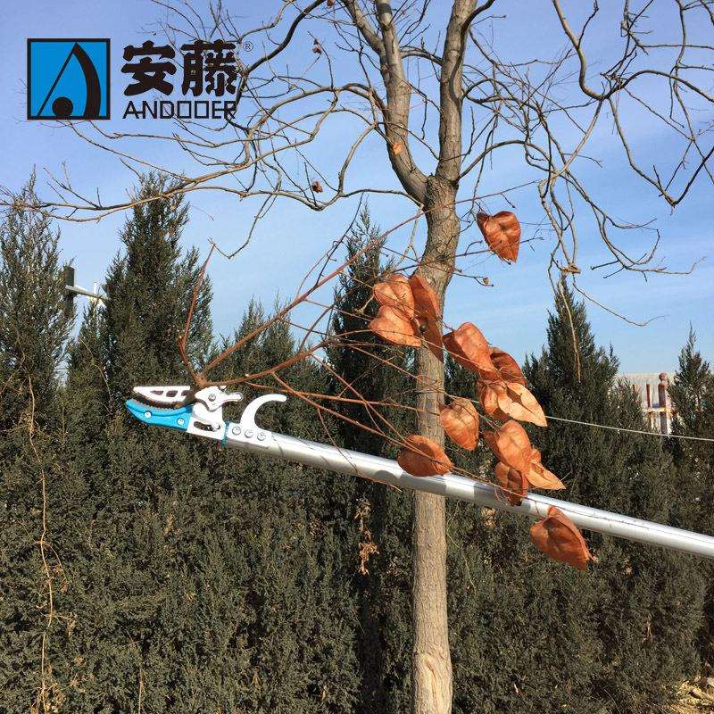 摘果器安藤AT-1730高空采摘石榴冬枣枝剪 3米伸缩修枝剪园艺工具