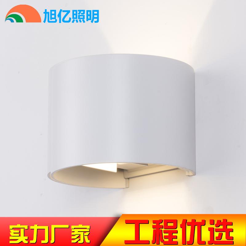 中式壁灯 现代可调角度方形led壁灯个性室外防水酒店走道过道灯具