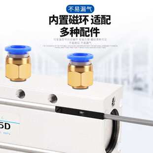 注塑机械手夹具1615D手指气缸2015D气动水口夹单双动1615S宽型