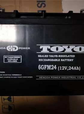 TOYO东洋蓄电池6FM20 12V20AH蓄电池 JAPATOYO免维护储能蓄电池
