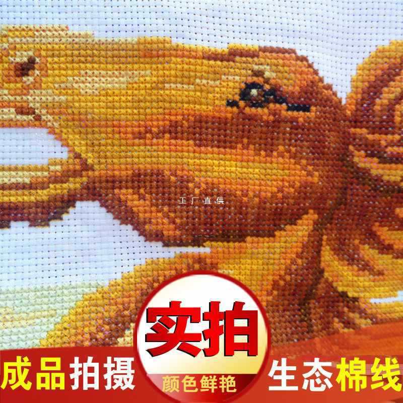 八骏图2024新款马到成功自己手工点钻贴钻十字绣线绣客厅画八匹马