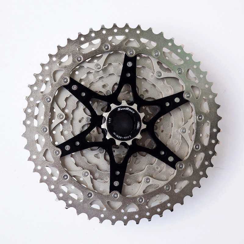 日驰SunRace 10速山地车自行车飞轮爬坡大齿11-51T CSMS3