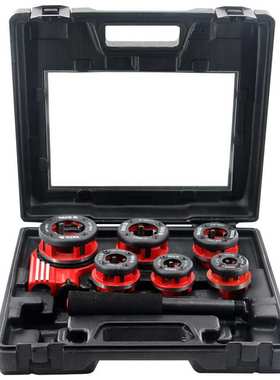 易尔拓管子铰板手动套丝机铰螺纹铁管镀锌管套丝工具绞丝开牙机