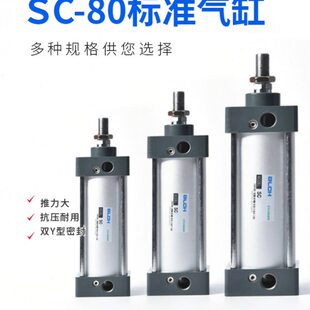 布袋带气缸缓冲SC8BL标准搅拌CH百灵站0缸带气动磁除尘器汽包装机