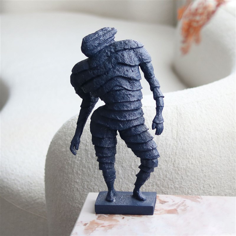 现代抽象b艺术扭腰人物雕塑摆件创意隔断软装高级客厅电视柜装饰