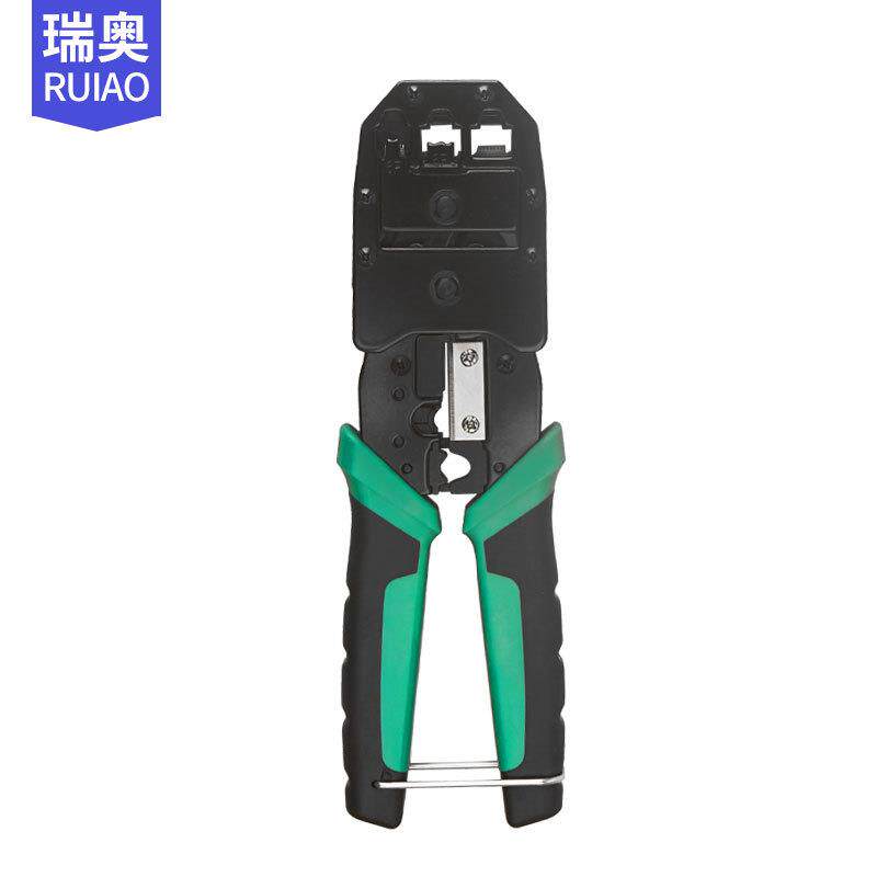 跨境多功能五六七类水晶头6P8P两用网络工具挤压接压线网线钳子