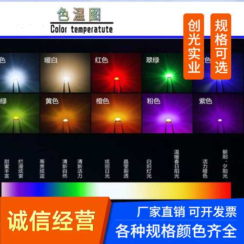 指示灯2012红翠绿双色超高亮贴片led灯珠0805红普绿红蓝RGB发光管