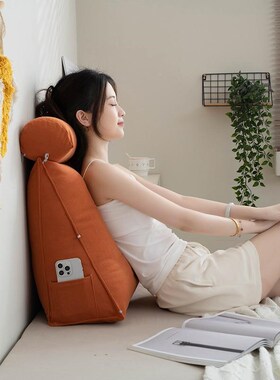 新款四季床可靠i头靠垫上靠背床靠枕单人床72128靠垫纯色拆洗宿舍