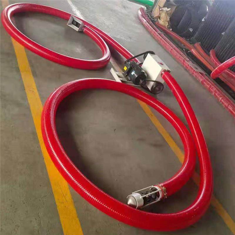 浙江4寸5米自吸式弹簧蛟龙提升机供应牛筋软管抽沙机图片