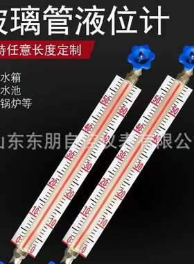 东朋单色玻璃管双色液位计PP不锈钢考克法兰螺纹连接抗压耐腐耐温