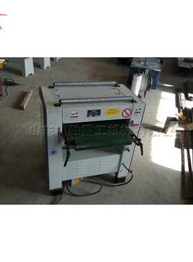 高速单面木工压刨床 小型台式木板压刨 100mm厚手动木工压刨机