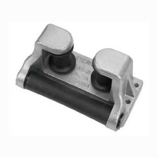 铝制船用万向导缆器导锚轮缆绳座支架重型索栓五金导缆孔游艇配件