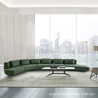 现代公区办公弧形沙发创意休闲商务酒店大堂等候休息区接待会客