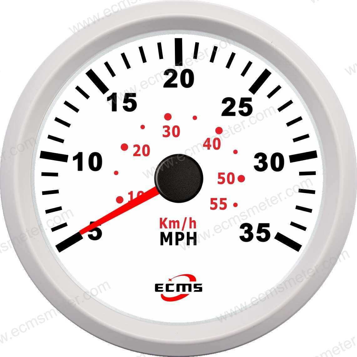 ECP改装车汽车电车船用仪表步进电机指针脉冲气压式速度表35MPH