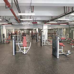 健身房净味橡胶地垫防滑减震阻燃家庭专用健身房力量区橡胶地垫