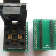 Q 转换 P3 A6IC T3 转Q32座2F6测试P3烧录座2F座 DIP进口S适配器