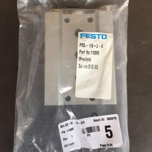 现货销售德国FESTO 气路板 PRS-1/8-2-B 11898 PRS-1/8-3-B 11899